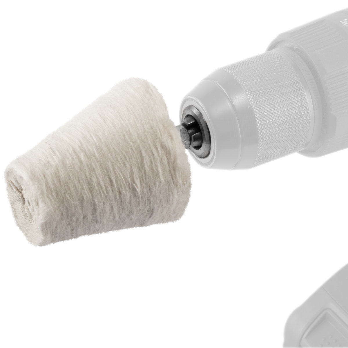 Set STAHLWERK da 6 testine lucidanti universali PS-6 ST per trapani elettrici e a batteria in flanella di alta qualità per lavori di lucidatura su metallo, pietra, legno, vetro e plastica