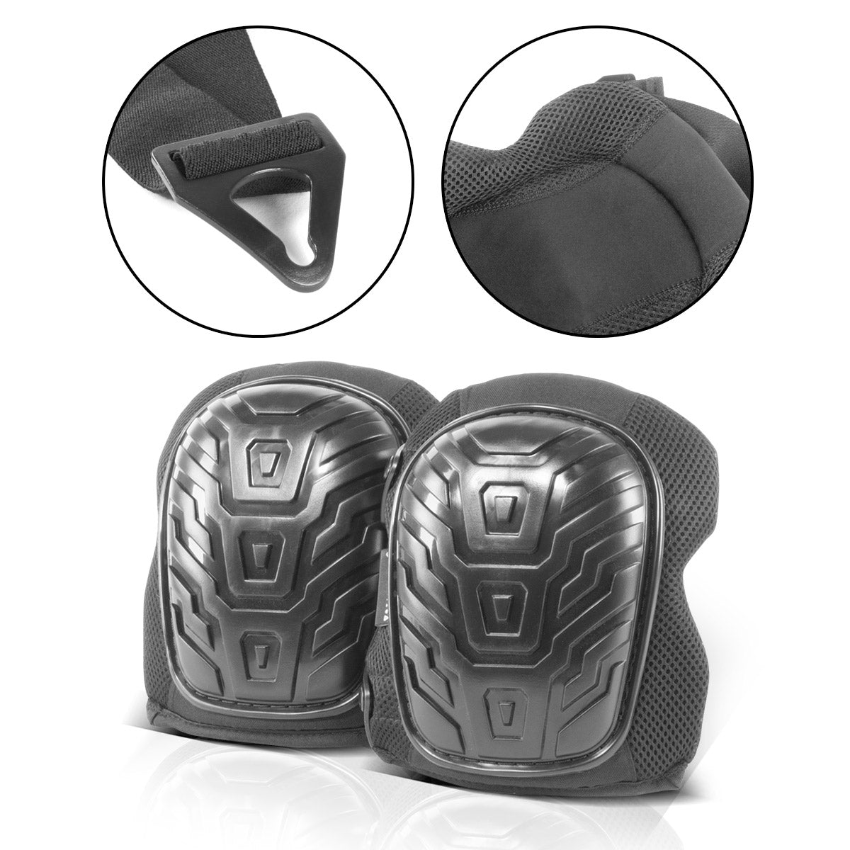 Le ginocchiere / ginocchiere / ginocchiere professionali STAHLWERK mantengono la loro forma, sono altamente durevoli e resistenti all'abrasione con un elevato livello di comfort