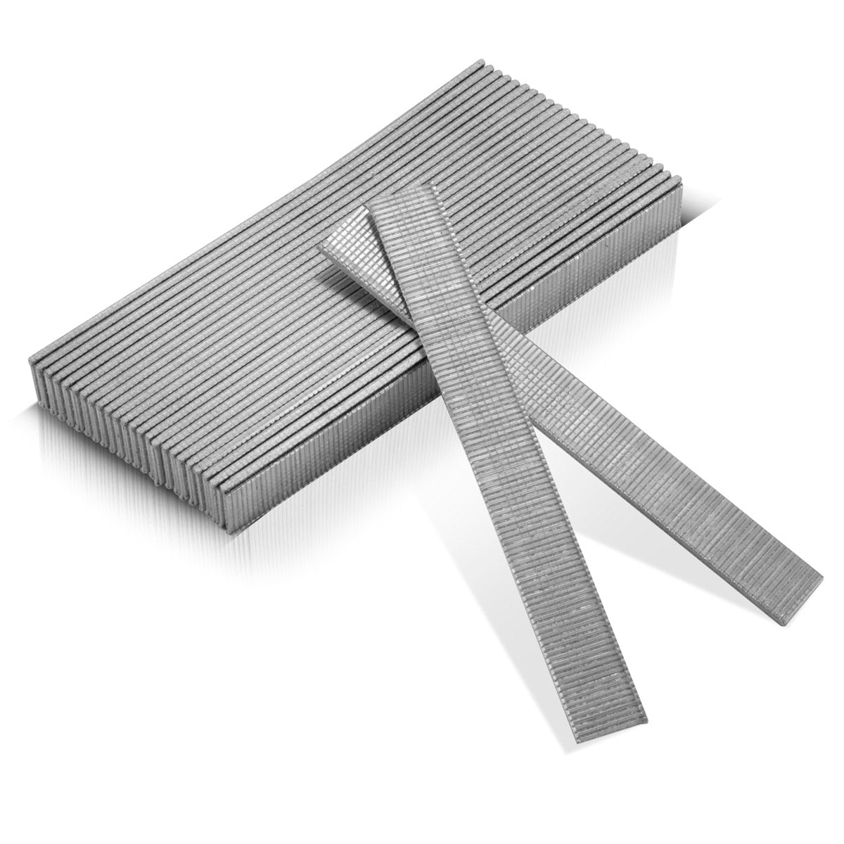 Chiodi ad aria compressa STAHLWERK da 15 mm calibro 18 (1,25 x 1,05 mm) con larghezza della testa di 2 mm in un set da 5000 chiodi a striscia | Chiodi cucitrice | Perni ad aria compressa per chiodatrici, pistole sparachiodi e cucitrici