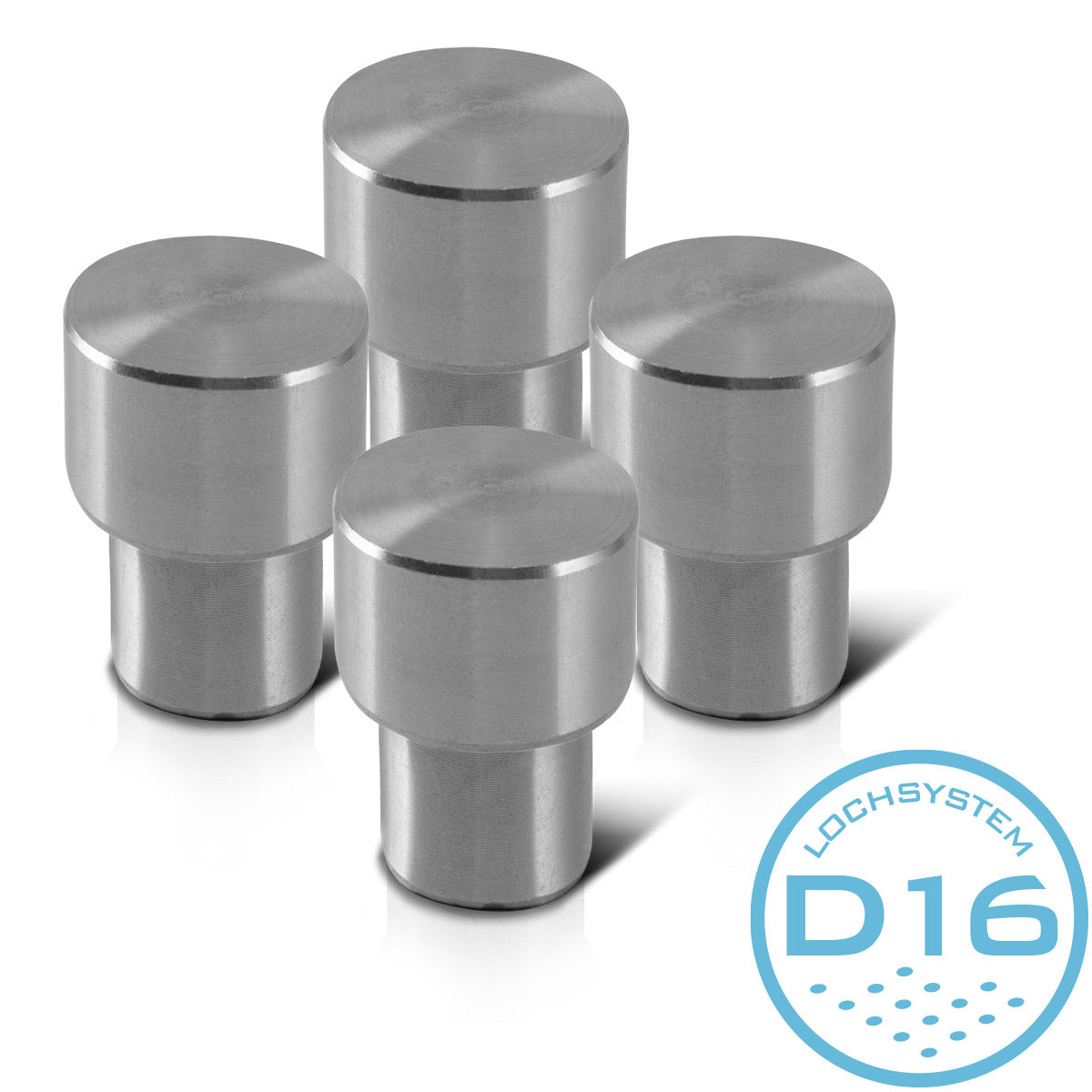 Bulloni di serraggio, bussole, ausili di serraggio STAHLWERK, elementi di serraggio D16 mm per tavoli di saldatura e lamiere forate, altamente elastici ed estremamente resistenti all'usura