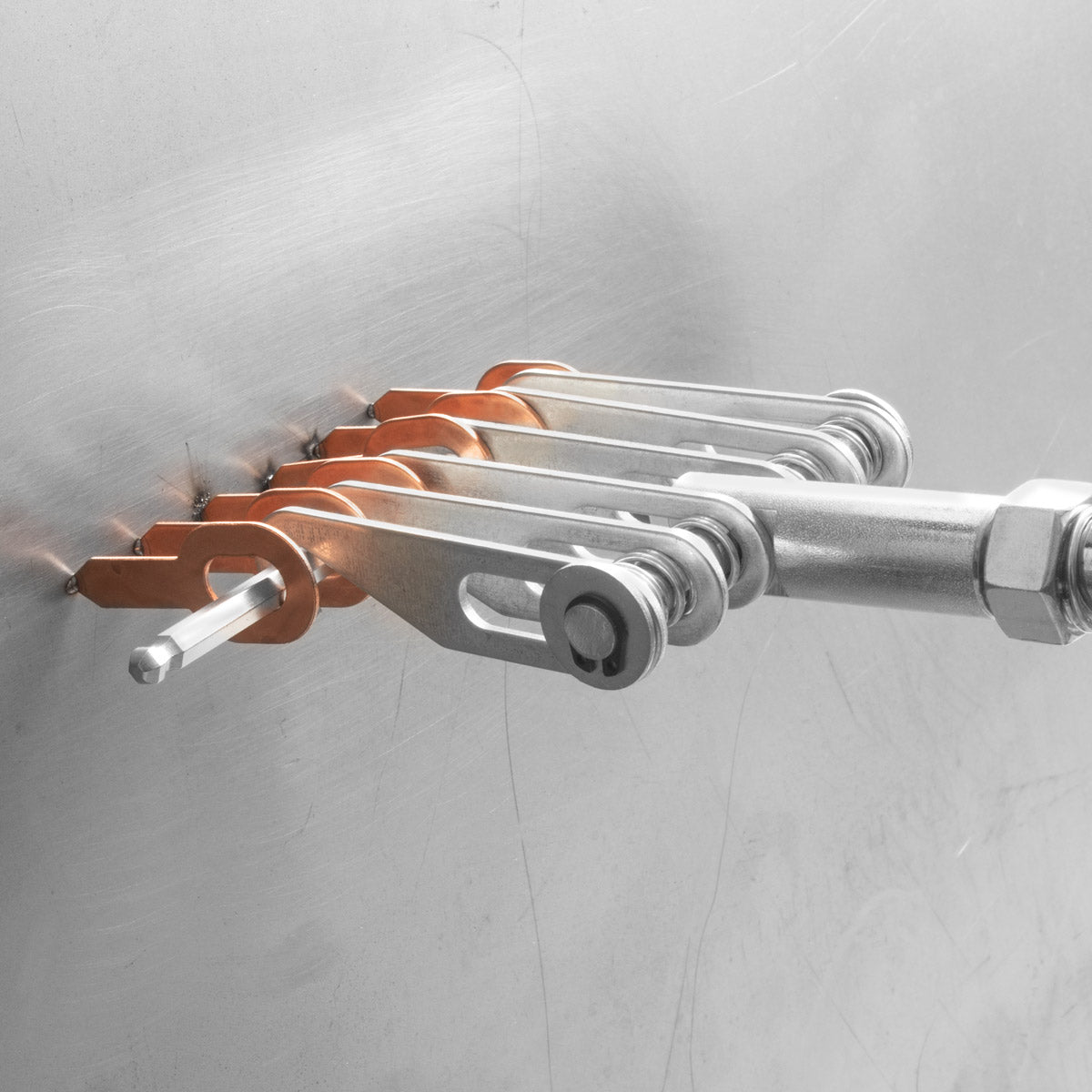 EXPLOSIVO DE LA MILLA DE ACERO / Dellenkrale / Dellen Puller, Accesorios de reparación inteligente para Dutchpotter / DellenLifter / Point Welding Tan / Descuenca para la reparación profesional de los cuerpos del automóvil