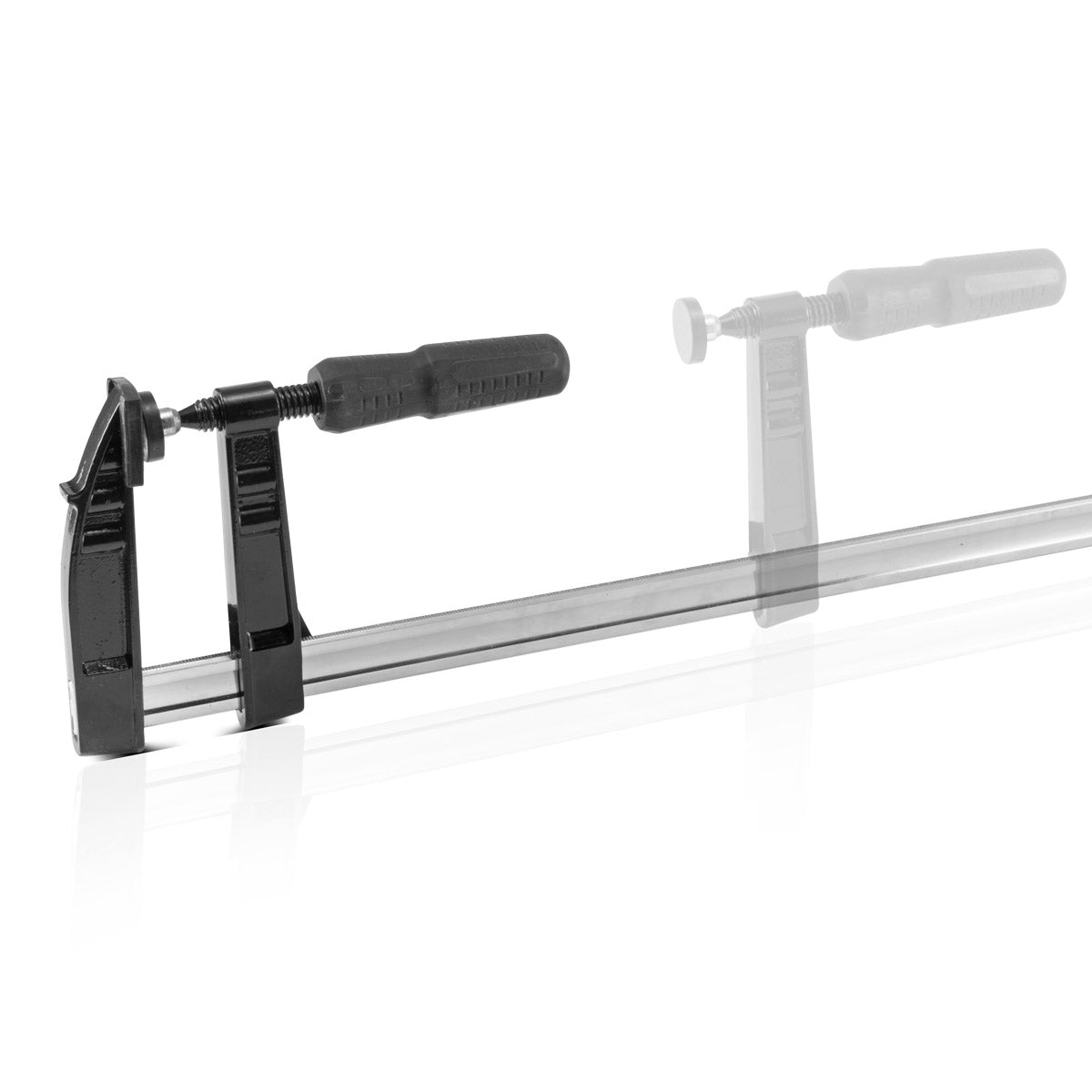 STAHLWERK screw clamp and clamp 120 x 800 mm DIN 5117