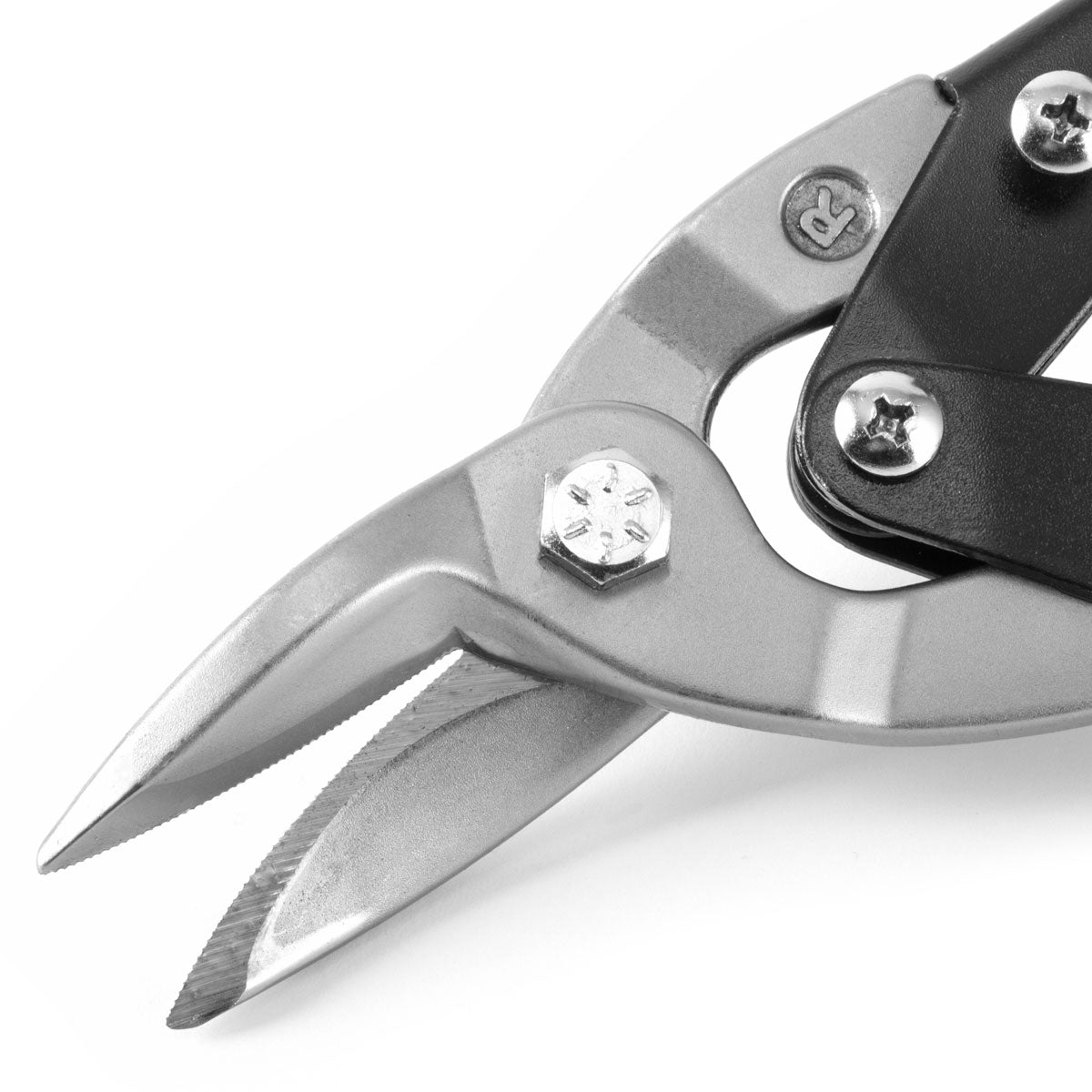 STAHLWERK professional right-cutting sheet metal scissors made of robust chrome vanadium steel for sheets up to 1.25 mm thick