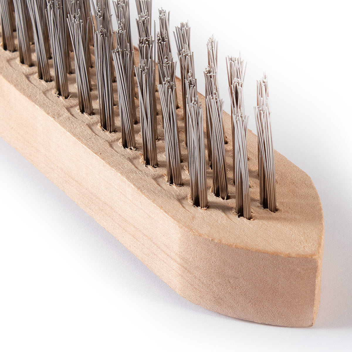 STAHLWERK stainless steel wire brush, 4 rows