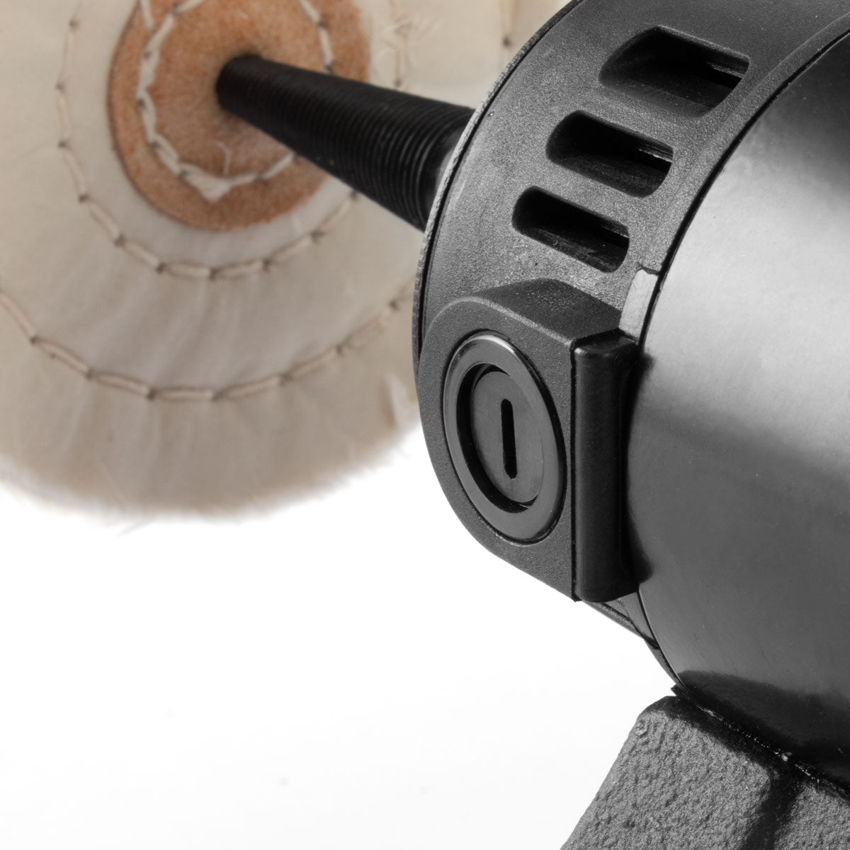 STAHLWERK PM-480 ST Werkbank Poliermaschine mit 480 Watt und 7.200 Umdrehungen pro Minute für Metall, Holz, Acryl und Kunststoff